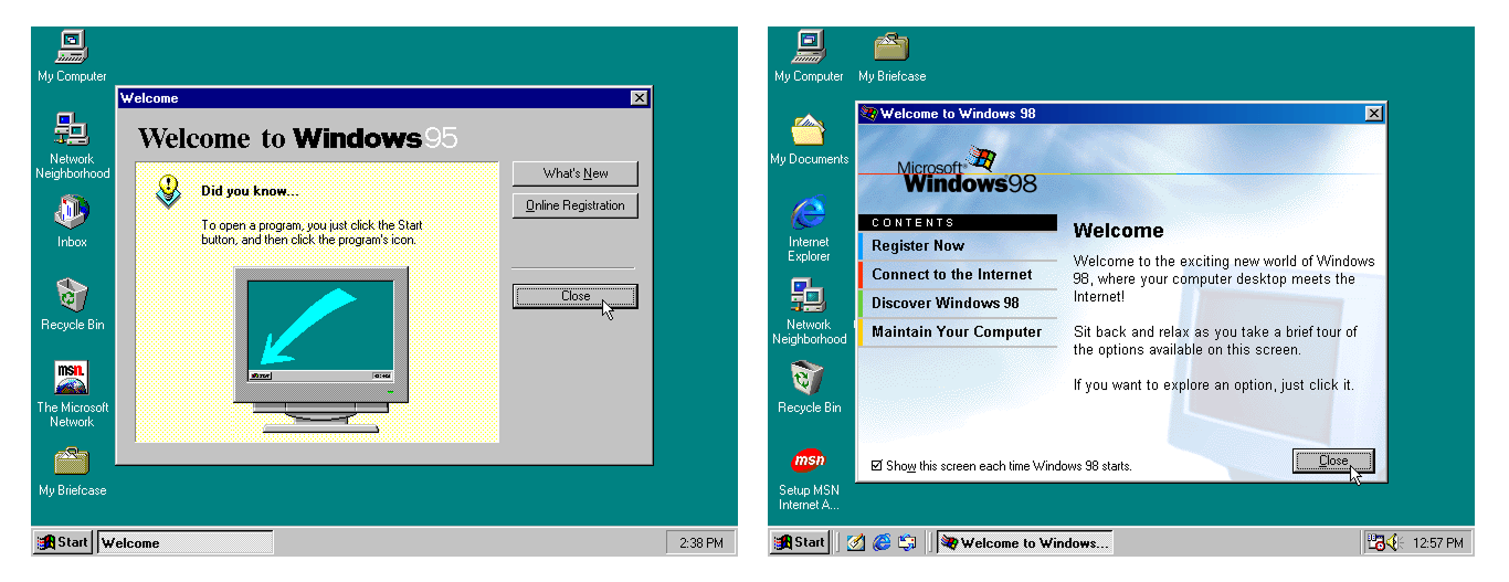 Windows 95 & 98